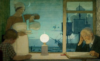 The Day of Rest by Frederick Cayley Robinson
